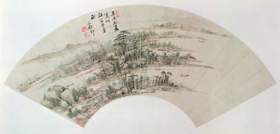 Bewaldete Inseln von Wang Yuanqi